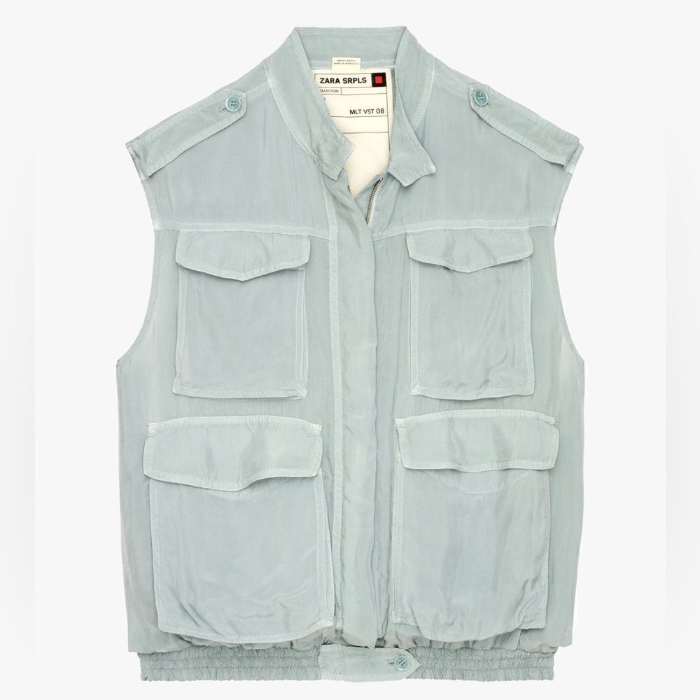 Zara Limited Edition VST FLD 10 XS-S New - Picture 8 of 11